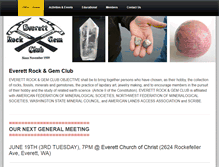 Tablet Screenshot of everettrockclub.com